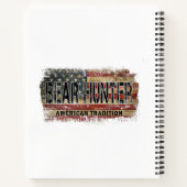 Carnet Chasseur d'ours américain (Dos)