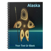 Carnet Chasseur inuit fractal (Devant)