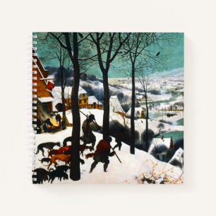 Carnet Chasseurs dans le paysage de neige Pieter Bruegel