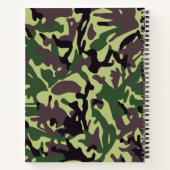Carnet Chasseurs Motif Camo Vert (Dos)
