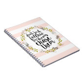 Carnet Chassez vos rêves… Guirlande florale de jardin (Côté Droit)