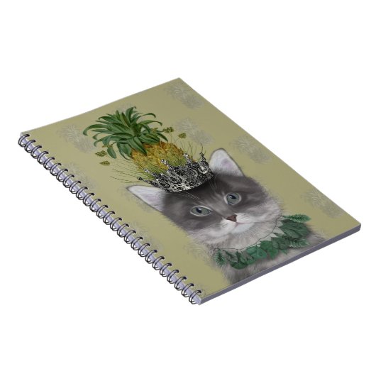 Carnet Chat à ananas (Côté Droit)