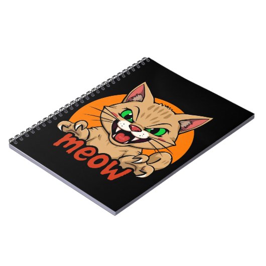 Carnet Chat à fierce (Côté gauche)