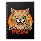 Carnet Chat à fierce (Devant)