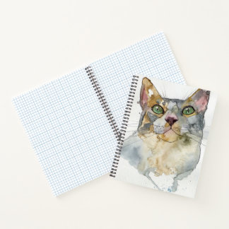 Carnet Chat à l'aquarelle