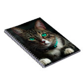 Carnet Chat à oeil vert (Côté Droit)