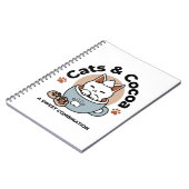 Carnet Chat adorable en Mug Conception de vacances - Chat (Côté gauche)