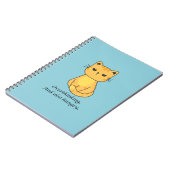 Carnet Chat affamé (Côté gauche)