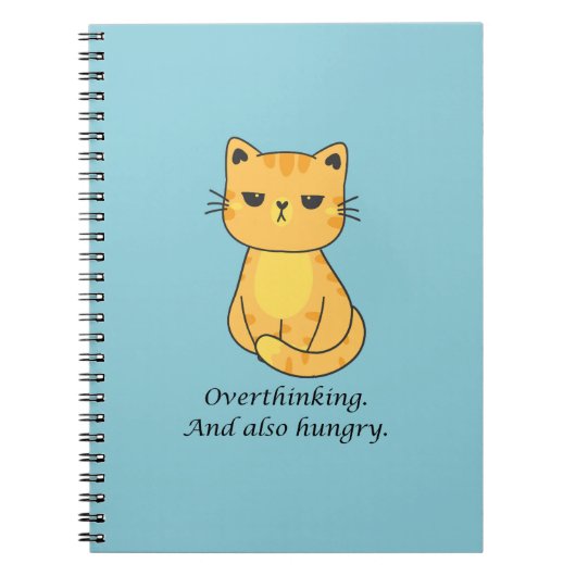 Carnet Chat affamé (Devant)