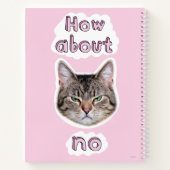 Carnet Chat agacé (Dos)