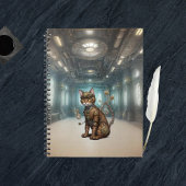 Carnet Chat AI Steampunk