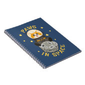 Carnet Chat amusant dans l'espace Chat Astronaute Animal (Côté Droit)