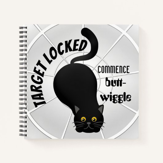 Carnet Chat amusant prêt à rebondir (Devant)