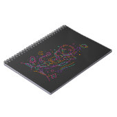 Carnet Chat Astro vibrant (Côté gauche)