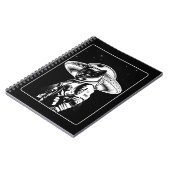 Carnet Chat Astronaute Alien UFO Science-Fiction (Côté gauche)