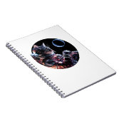 Carnet Chat astronaute avec planète (Côté Droit)