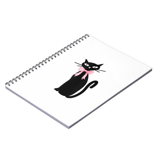 Carnet Chat Atomique avec chatte rose Chatte Fille Nettoy (Côté gauche)