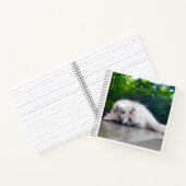 Carnet Chat aux yeux croisés (Intérieur)