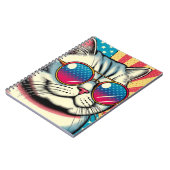 Carnet Chat avec des lunettes (Côté gauche)