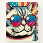 Carnet Chat avec des lunettes (Dos)