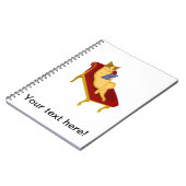 Carnet Chat avec le clipart d'instrument (Côté gauche)