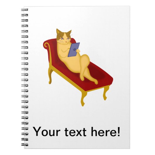 Carnet Chat avec le clipart d'instrument (Devant)