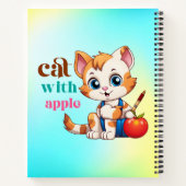 Carnet Chat Avec Pomme-85242 (Dos)
