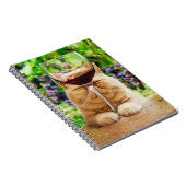 Carnet Chat avec verre de vin (Côté Droit)