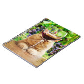 Carnet Chat avec verre de vin (Côté gauche)