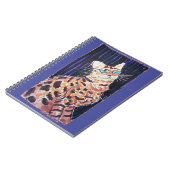 Carnet Chat Bengal Néo-Noir (Côté gauche)