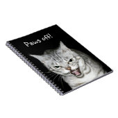 Carnet Chat Bengale en argent possessif (Côté Droit)