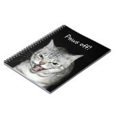 Carnet Chat Bengale en argent possessif (Côté gauche)