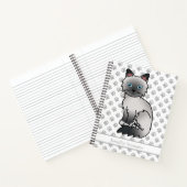 Carnet Chat Birman / Ragdoll Point Bleu / Texte personnal (Intérieur)