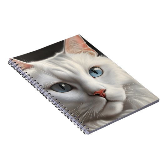 Carnet Chat blanc (Côté Droit)