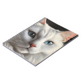 Carnet Chat blanc (Côté gauche)
