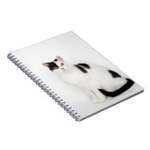 Carnet Chat blanc avec taches noires (Côté Droit)