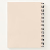 Carnet Chat blanc-rose mignonne dans une tasse de thé (2) (Dos)