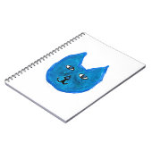 Carnet chat bleu (Côté gauche)