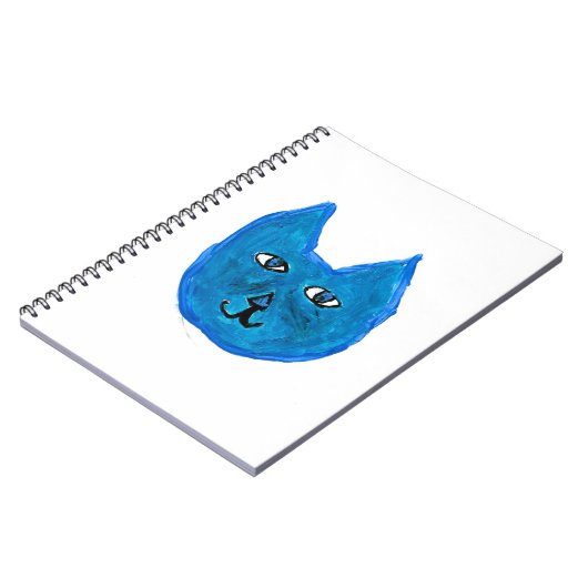 Carnet chat bleu (Côté gauche)