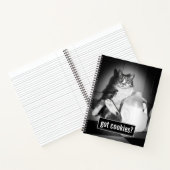 Carnet Chat Boire Du Lait De Jug (Intérieur)