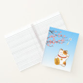 Carnet Chat Calico Lucky Japonais, Maneki Neko (Intérieur)