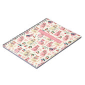 Carnet Chat Cerise Mignon (Côté gauche)