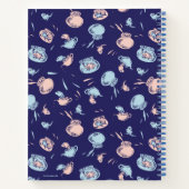 Carnet Chat Chapeauté | Le motif de poisson (Dos)