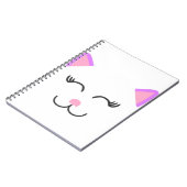 Carnet Chat chaton rose (Côté gauche)