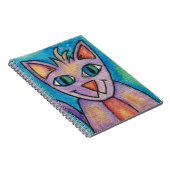 Carnet Chat Chaton Rose Violet (Côté Droit)