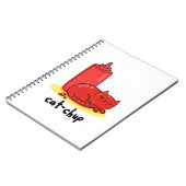 Carnet Chat-chup Drôle de Ketchup Rouge Pun sur les Chats (Côté gauche)