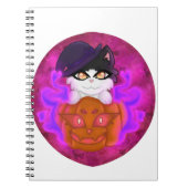 Carnet Chat citrouille (Devant)