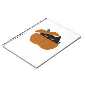 Carnet Chat citrouille Classique T-Shirt_1 (Côté gauche)