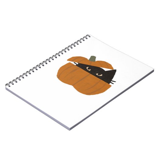 Carnet Chat citrouille Classique T-Shirt_1 (Côté gauche)