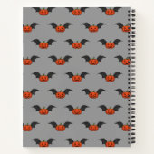 Carnet Chat Citrouille d'Halloween (Dos)